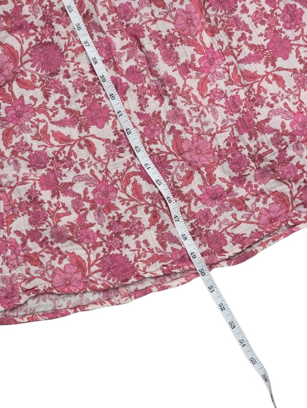 Free People Sweet Nothings Midi Dress Pink Floral Smocked Boho XS - Picture 6 of 13